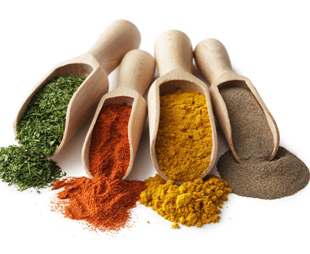 Organic Spices & Herbs Raw Materials